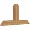 Ekena Millwork Portland Timber Gable Bracket, Western Red Cedar, 48"W x 26"H x 5 1/2"D x 5 1/2"F, 13/12 Pitch GBW048X26X0606POR00SWR - alternate 5